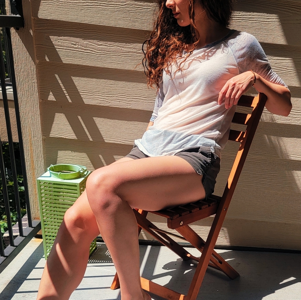 3/4 length sleeve Baseball style tee